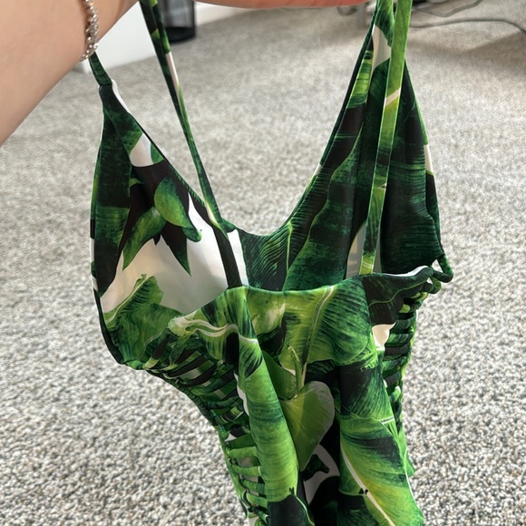 Palm Tree One Piece Swimsuit - Picture 4 of 5